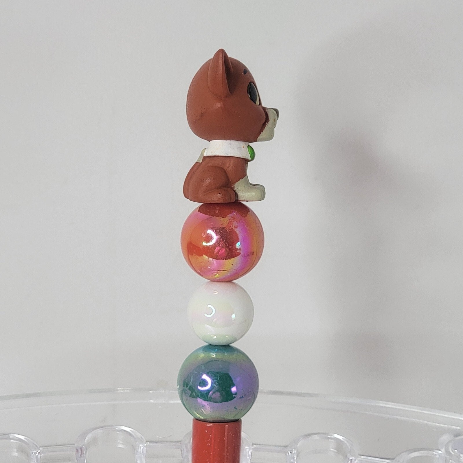 Disney Doorables Beaded Pen Thomas O'Malley from Aristocats Movie Orange Cat
