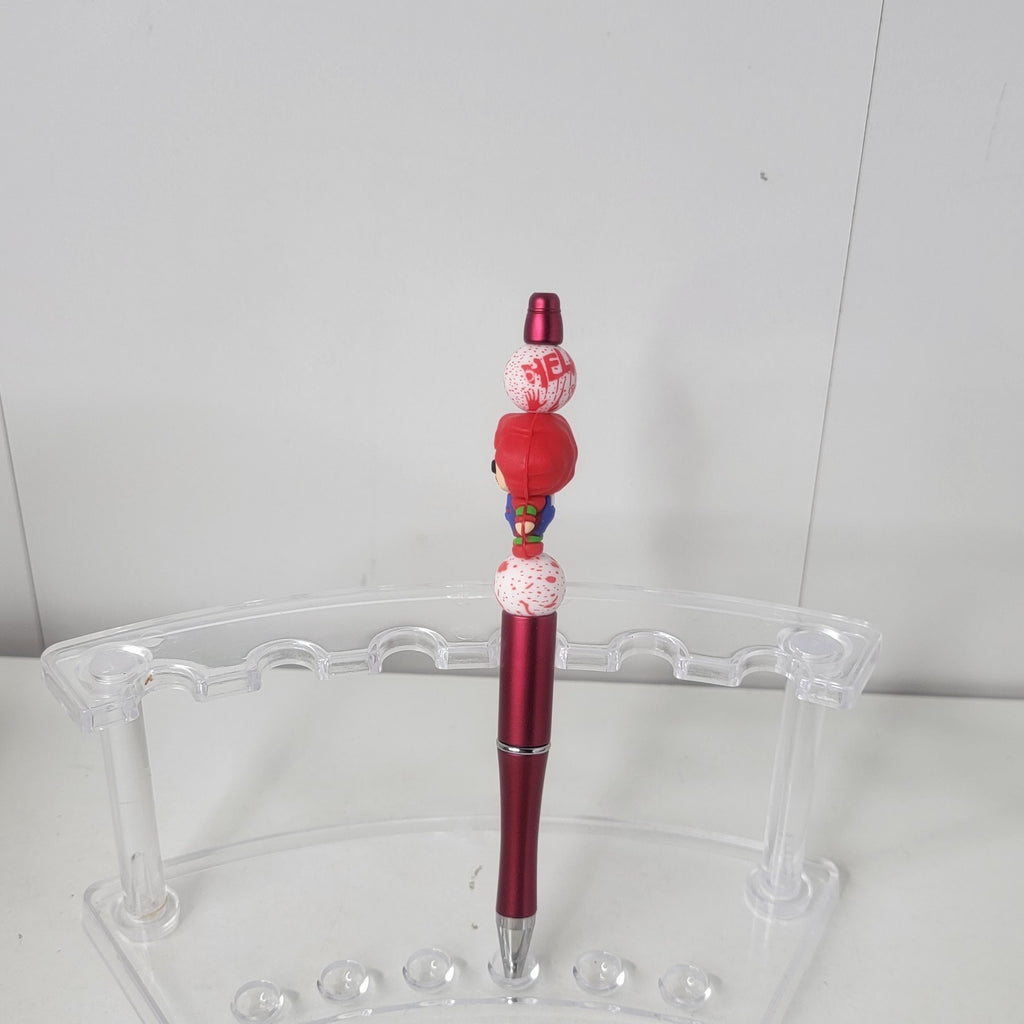 Chucky Inspired Pen Horror Movie Collectible Red Writing Gift Halloween Style