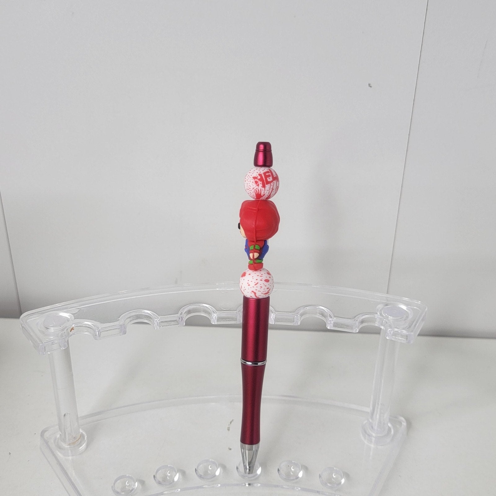 Chucky Inspired Pen Horror Movie Collectible Red Writing Gift Halloween Style