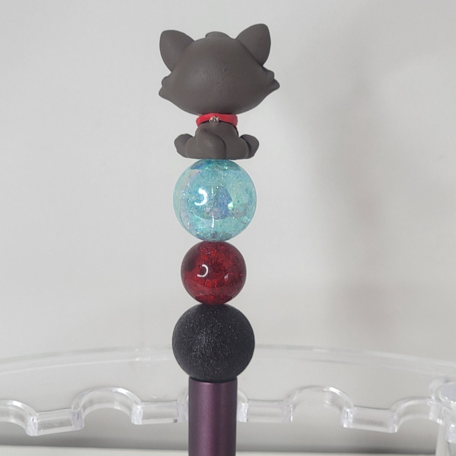 Disney Doorables Beaded Pen Berlioz from Aristocats Movie Wants To Be A Cat
