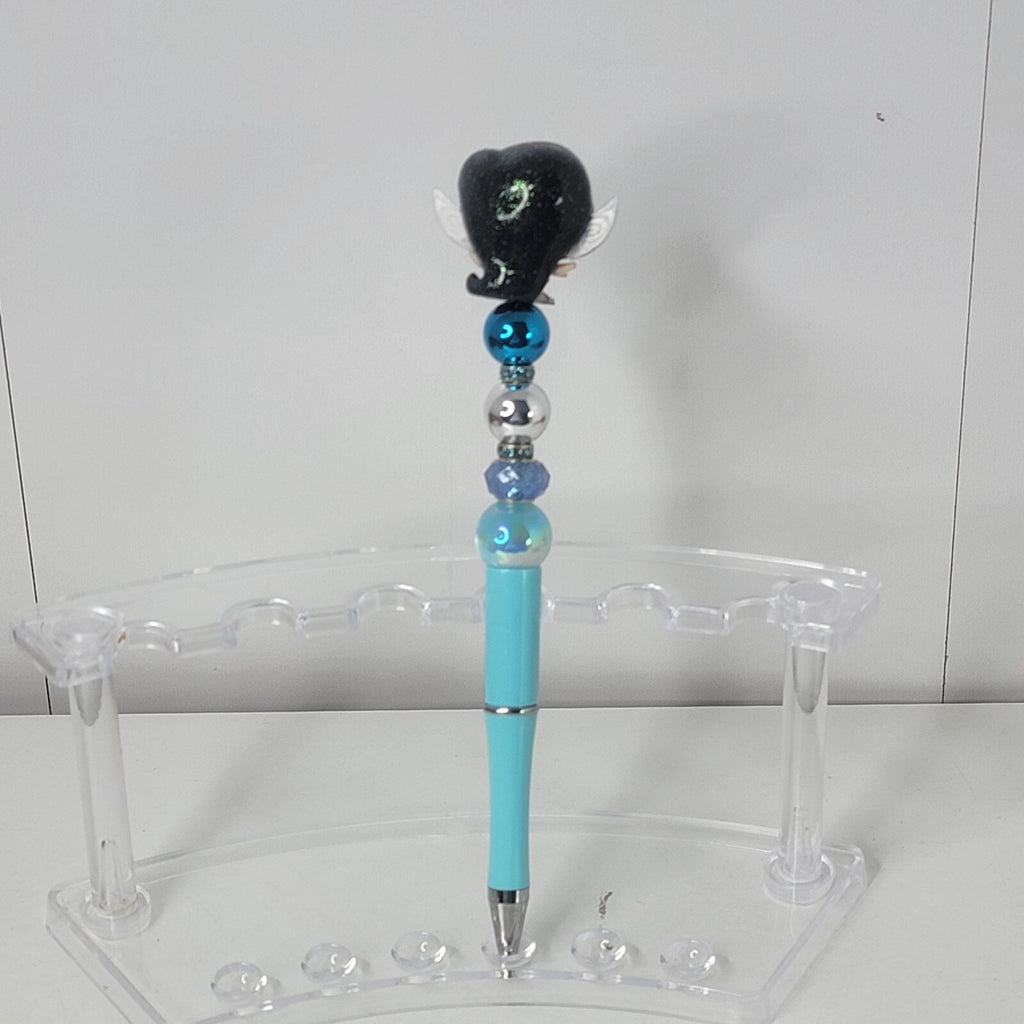 Disney Doorables Beaded Pen Silvermist from Fairies Pixie Hollow Light Blue