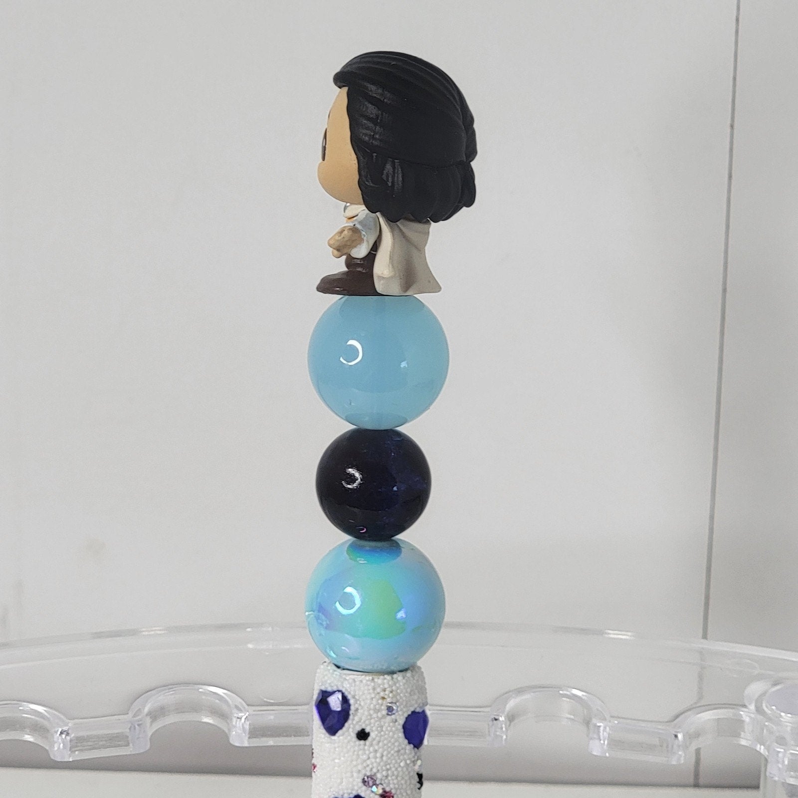Jedi Master Sol Beaded Pen Star Wars Doorables Handmade Topper Galaxy Peek