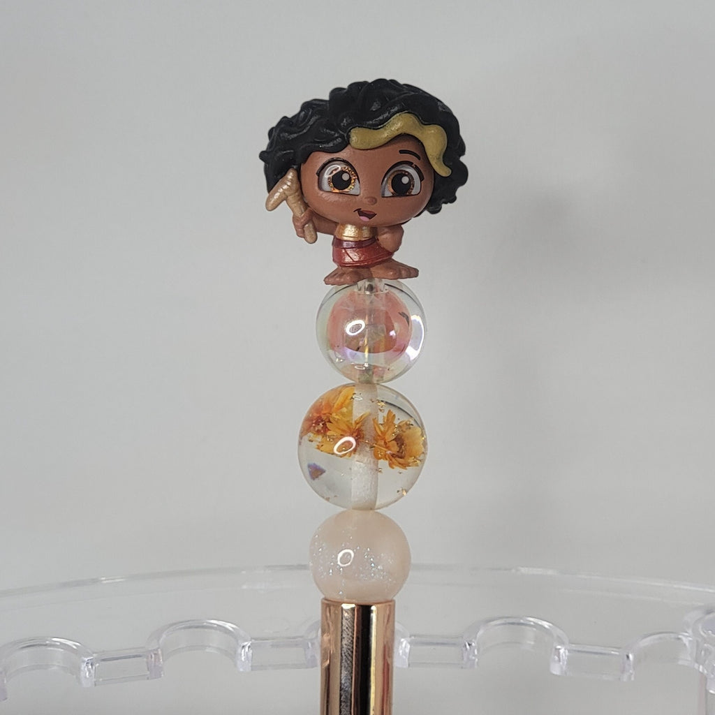 Disney Doorables Beaded Pen Loto from Moana 2 Movie Mechanic Builder