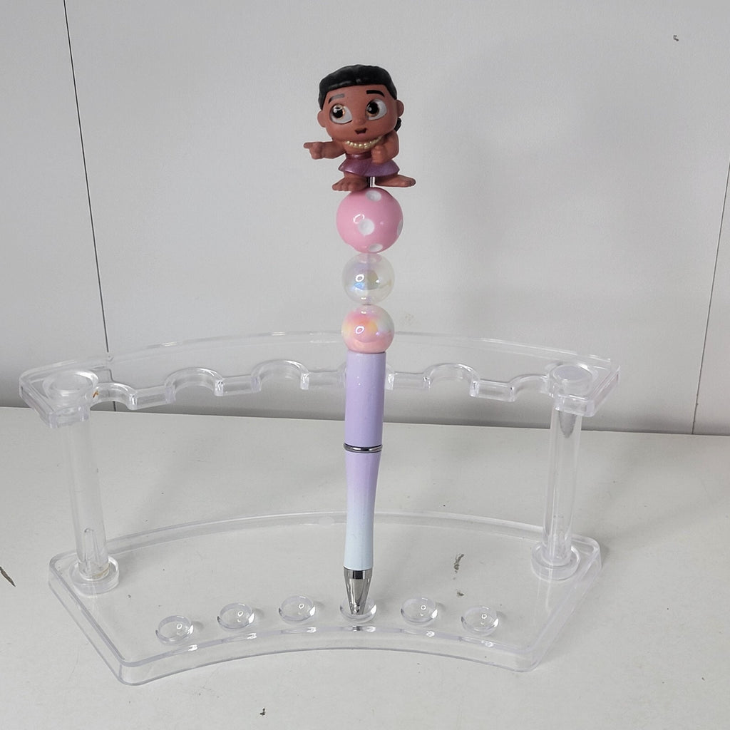 Disney Doorables Beaded Pen Moni from Moana 2 Movie Ombre Base Pointing