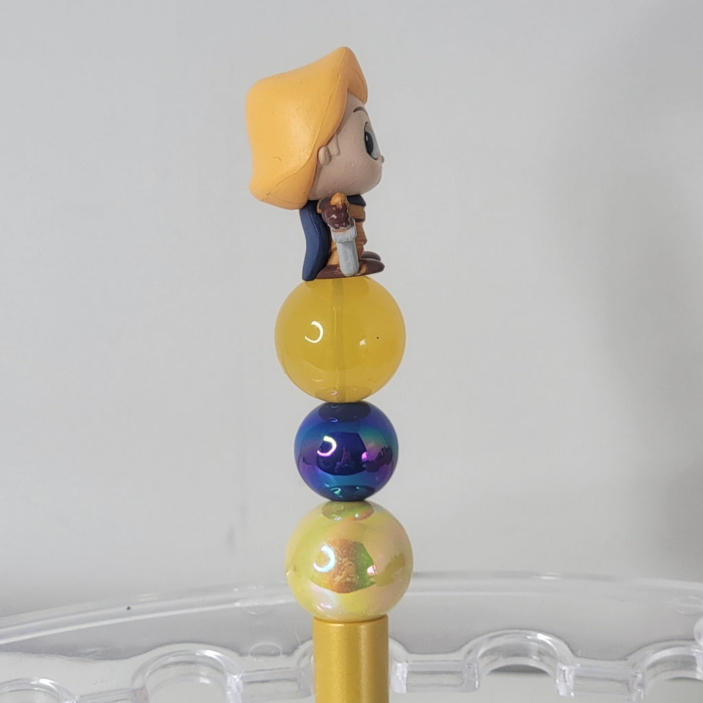 Disney Doorables Hunchback of Notre Dame Captain Phoebus Handmade Beaded Pen
