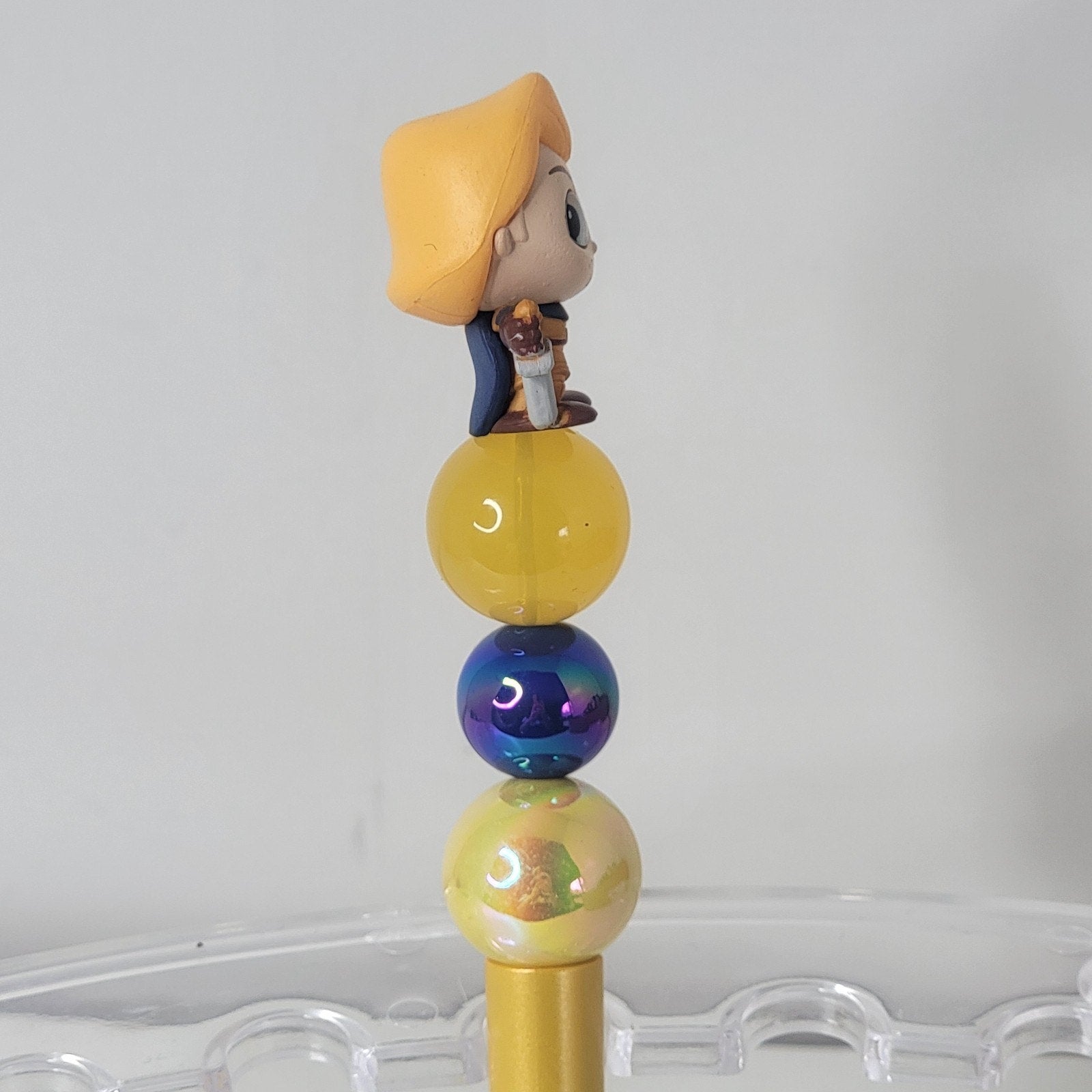 Disney Doorables Hunchback of Notre Dame Captain Phoebus Handmade Beaded Pen