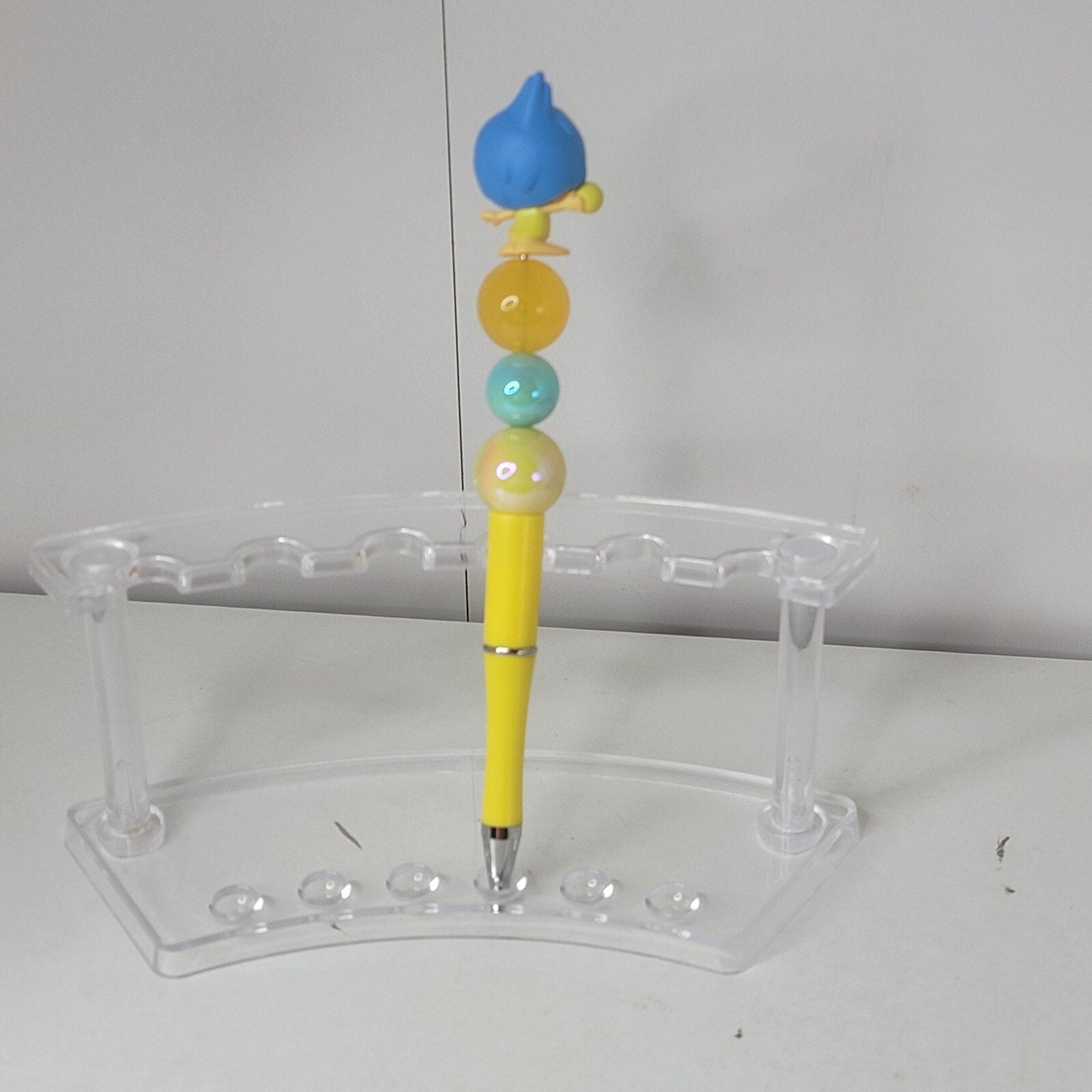 Disney Doorables Beaded Pen Joy from Inside Out 2 Movie Yellow Base