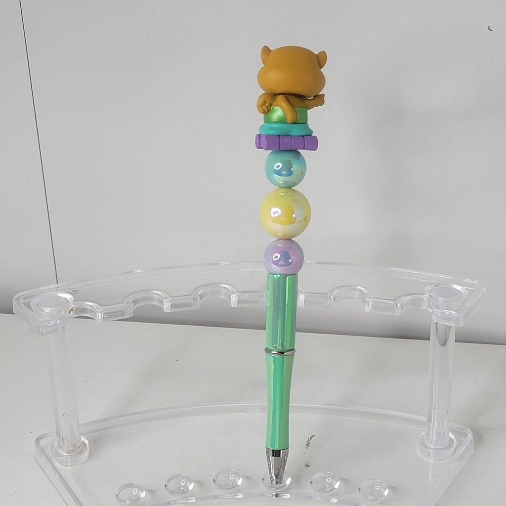 Disney Office Clawhauser Zootopia Disneyana Pen 7.5in Pastel Beads Figurine