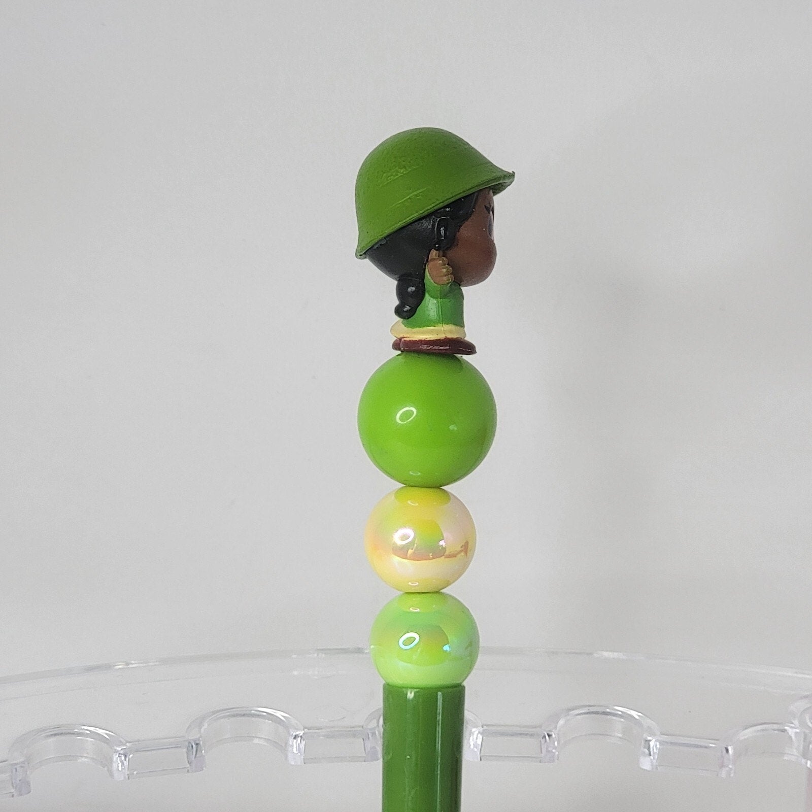 Disney Doorables Beaded Pen Tiana from Princess and the Frog Movie Jungle Outfit