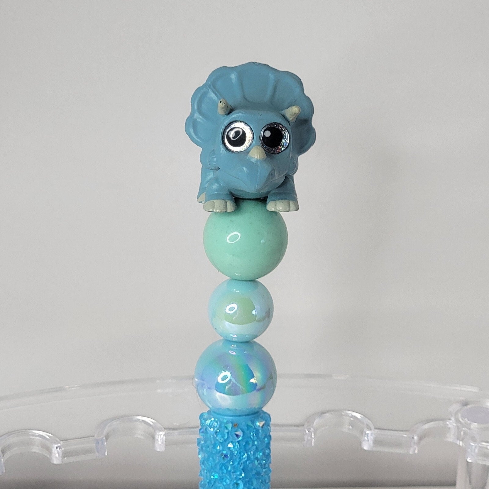 Disney Doorables Beaded Pen Trixie from Toy Story Triceratops Bubble Wrap Base