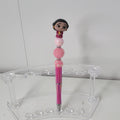 Disney Doorables Beaded Pen Abuela Alma from Encanto UV Base Pink Beads