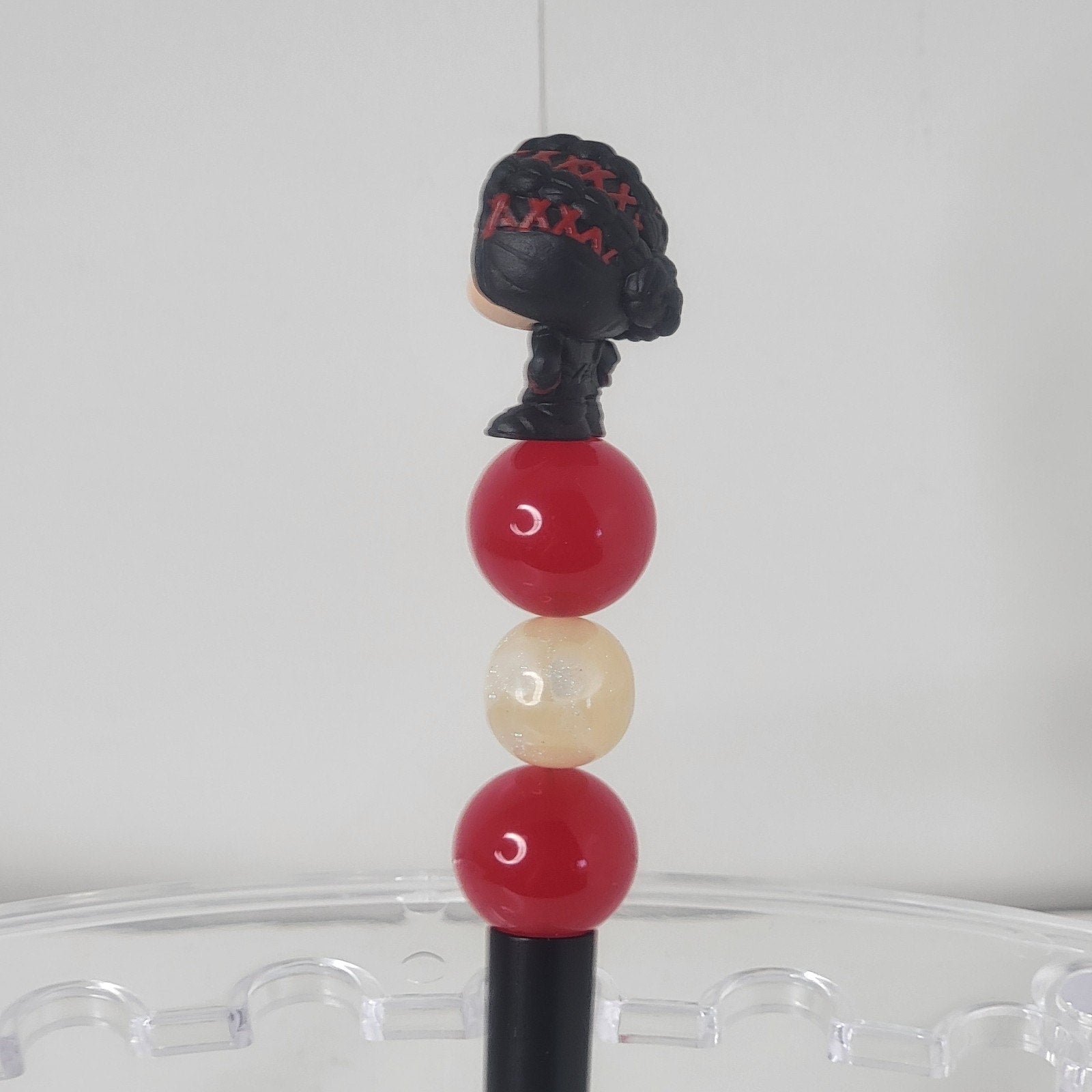 Fennec Shand Beaded Pen Star Wars Disney Doorables Handmade Black Ink Topper