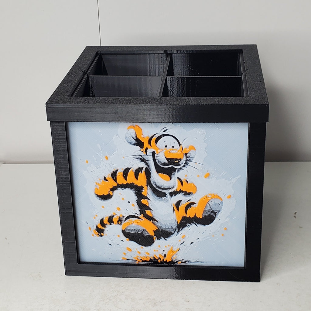 3D Printed Winnie the Pooh Woodland Friends Desk Organizer Removable Panels