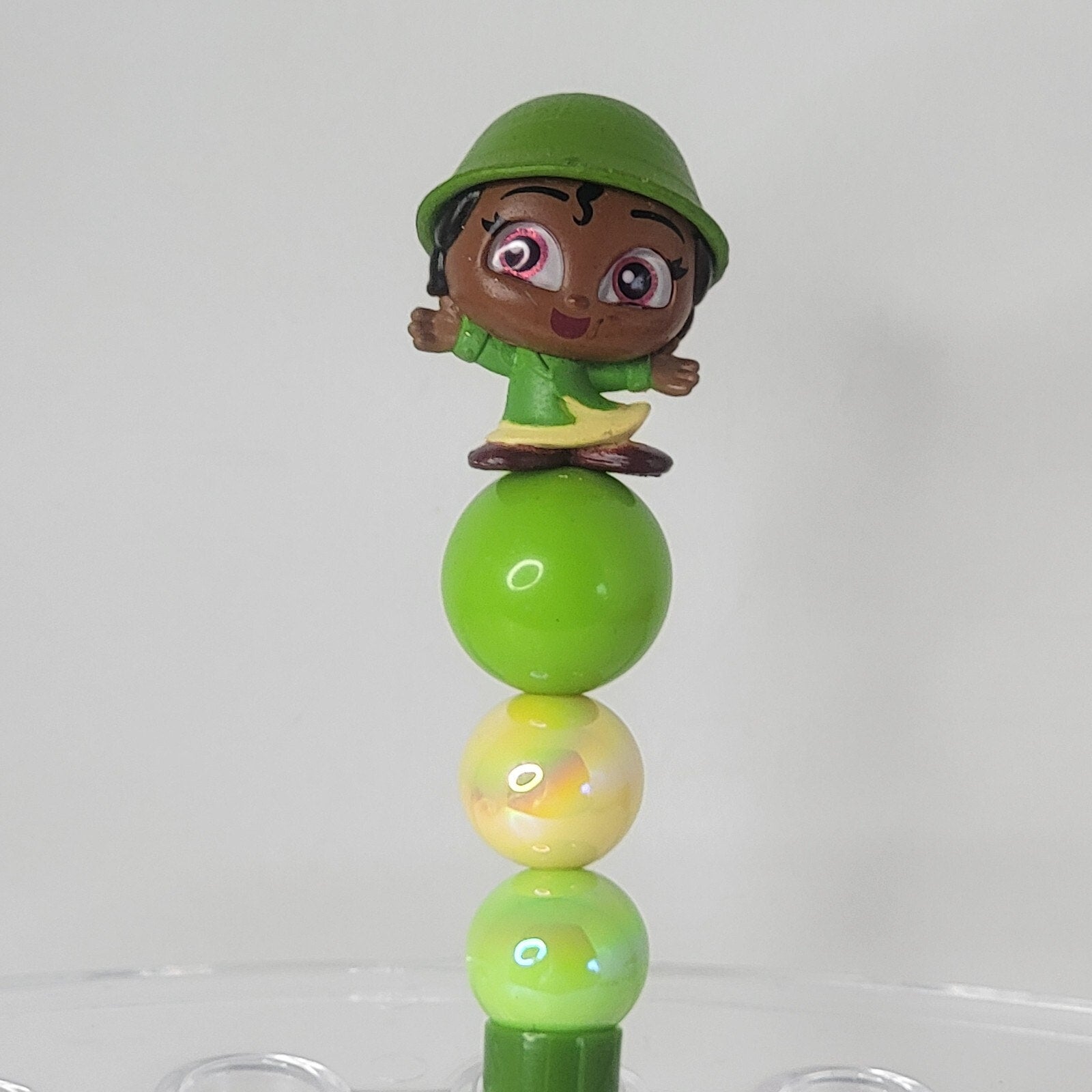 Disney Doorables Beaded Pen Tiana from Princess and the Frog Movie Jungle Outfit