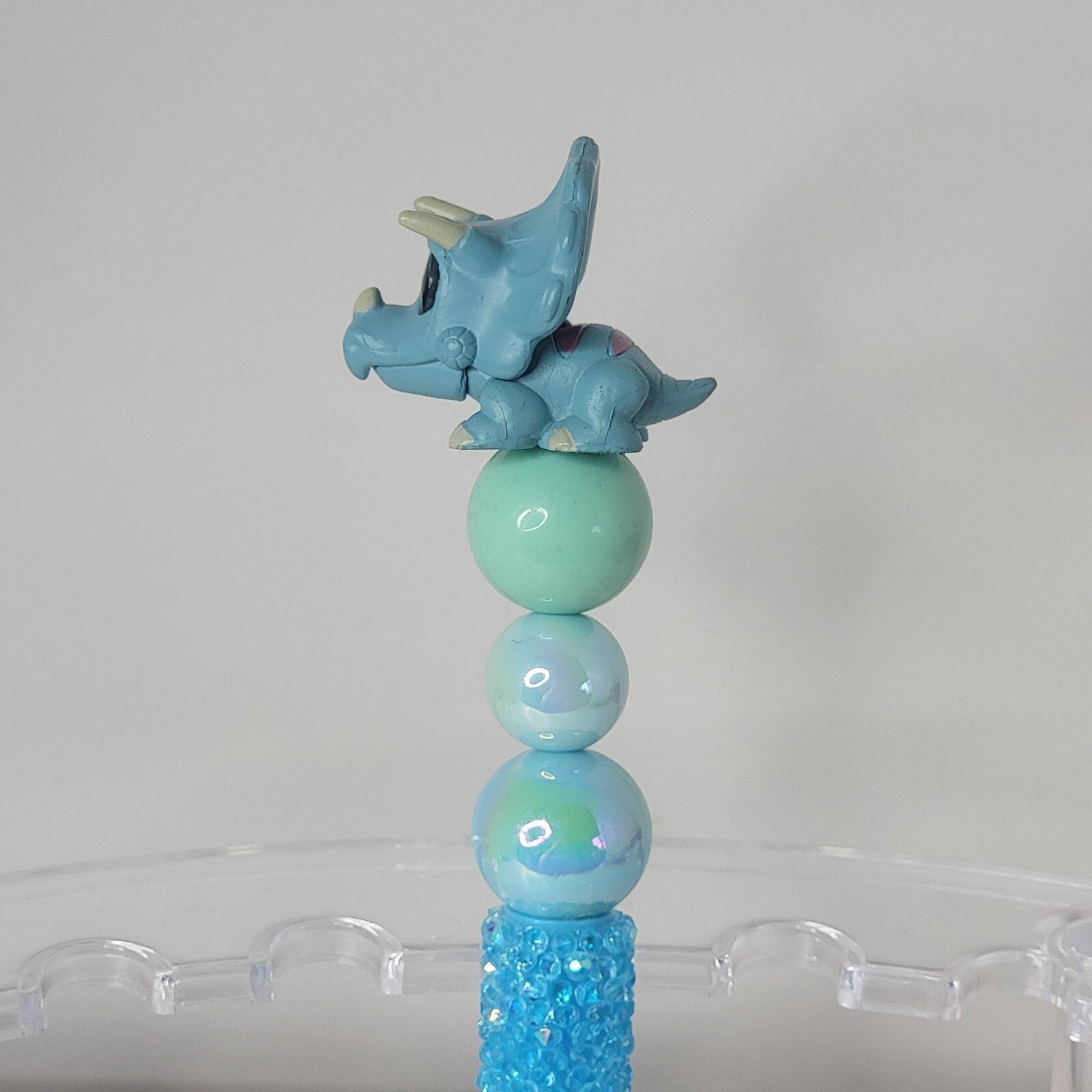 Disney Doorables Beaded Pen Trixie from Toy Story Triceratops Bubble Wrap Base