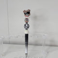 Disneyana Dodger Dog Pen 6.5 Inch Black White Beads Ink