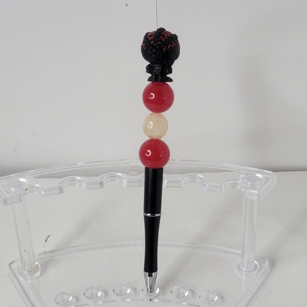 Fennec Shand Beaded Pen Star Wars Disney Doorables Handmade Black Ink Topper