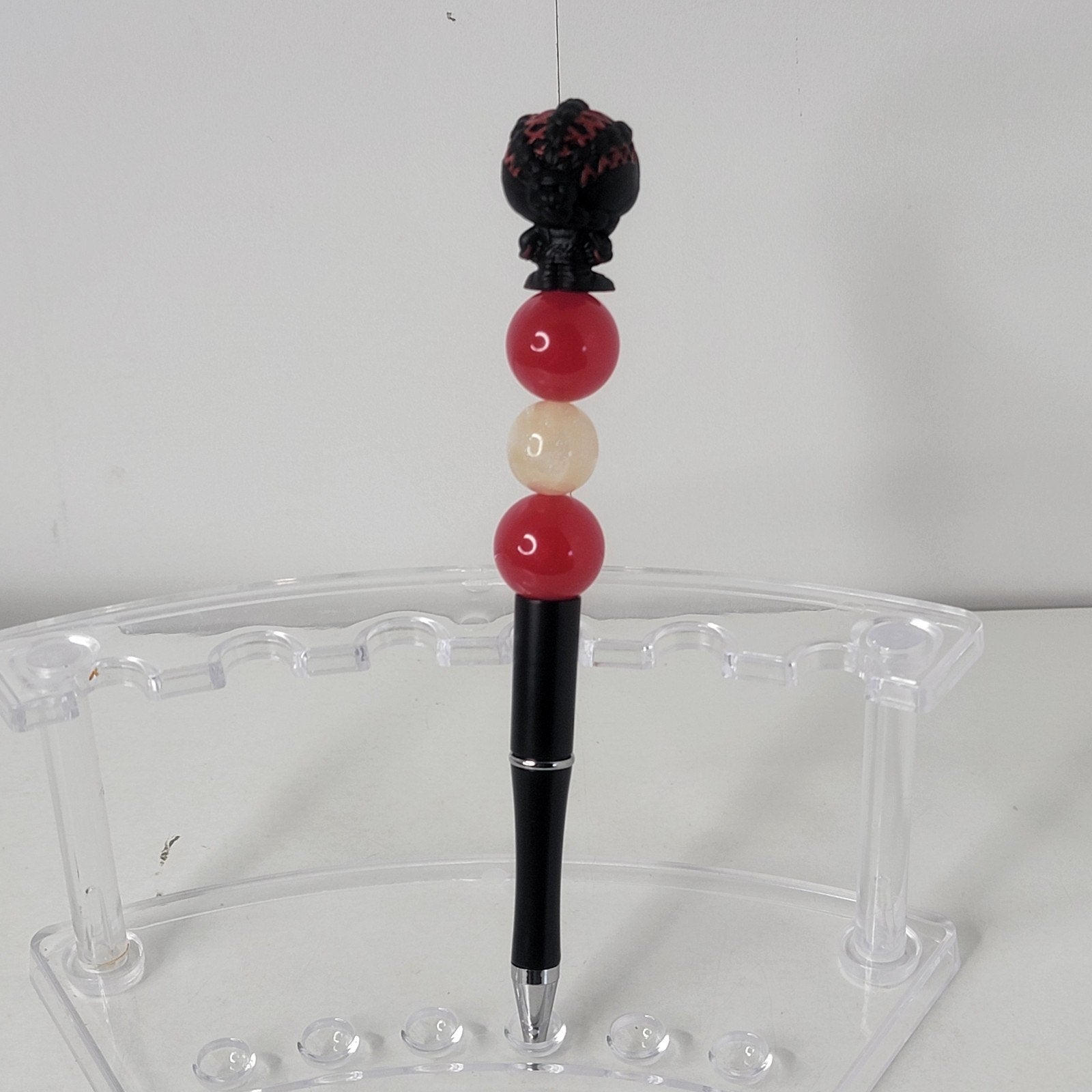 Fennec Shand Beaded Pen Star Wars Disney Doorables Handmade Black Ink Topper