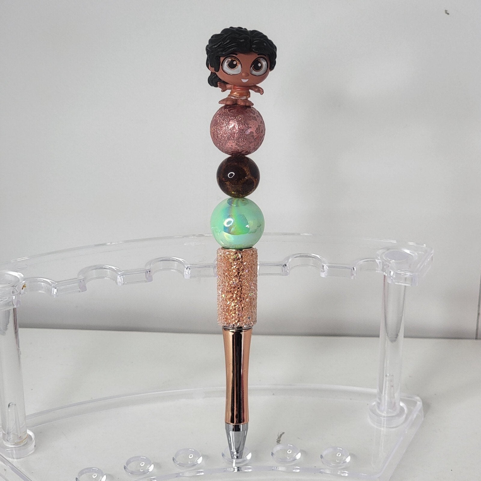 Disney Doorables Beaded Pen Simea from Moana 2 Movie Little Sis Sugar Base