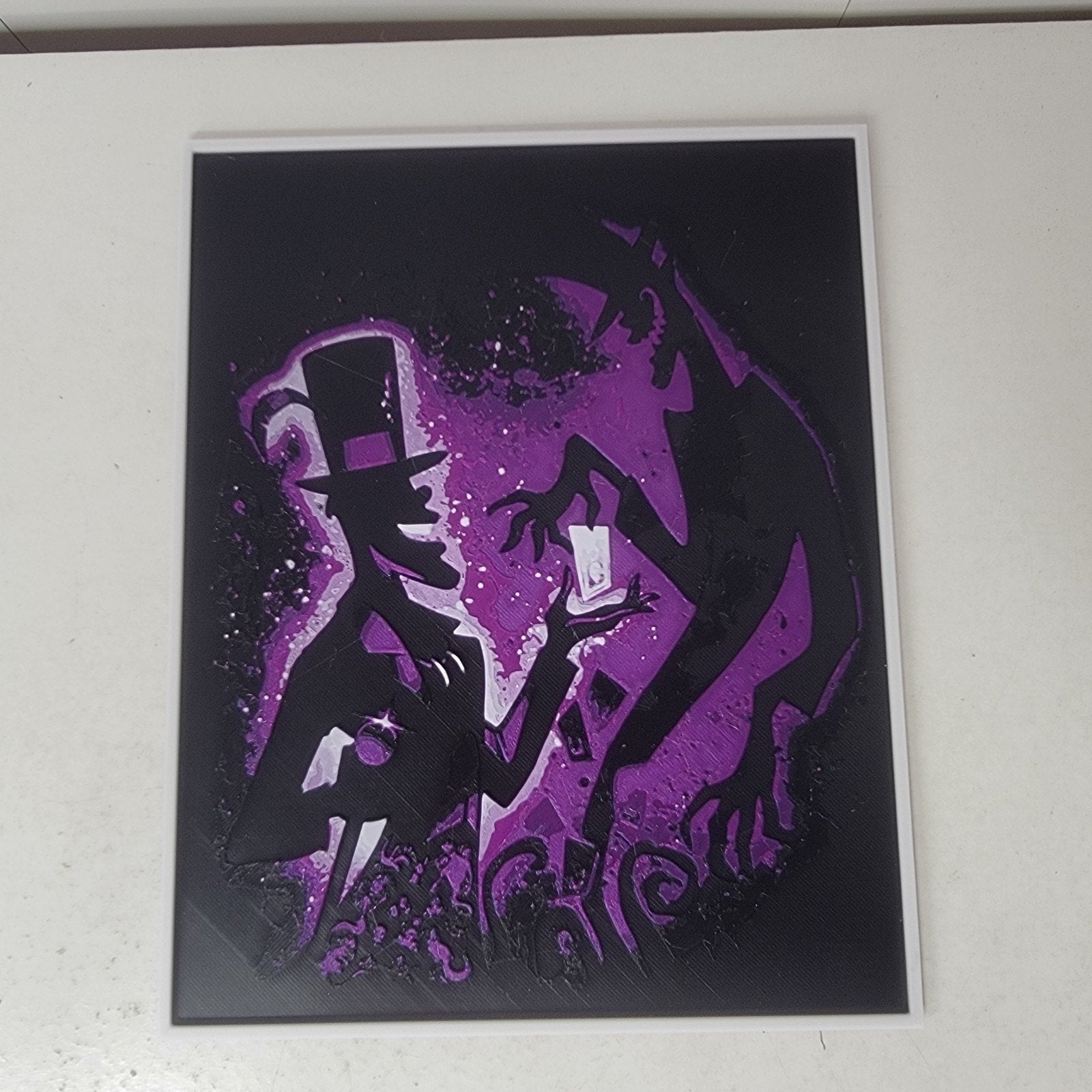 3D Printed Dr Facilier Silhouette Wall Art Plaque By LMP Creations