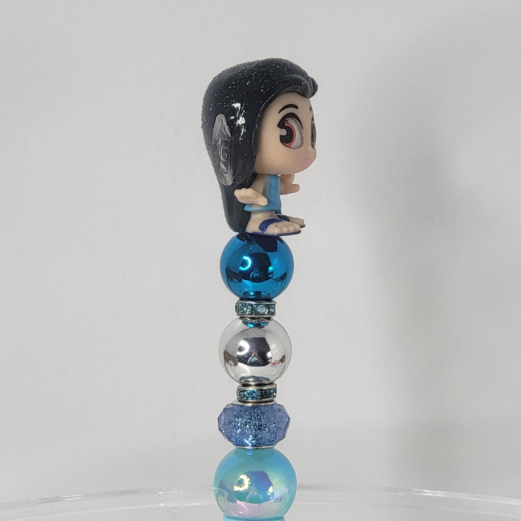 Disney Doorables Beaded Pen Silvermist from Fairies Pixie Hollow Light Blue