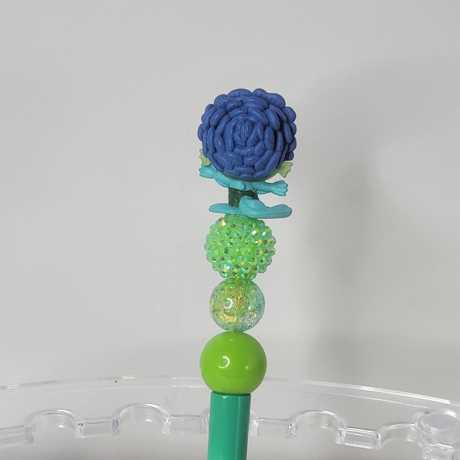 Disney Pixar Luca Sea Monster Doorables Pen Handmade Beaded Ocean Gift Display