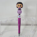 Disney Doorables Beaded Pen Abby from Turning Red Movie Angry Girl