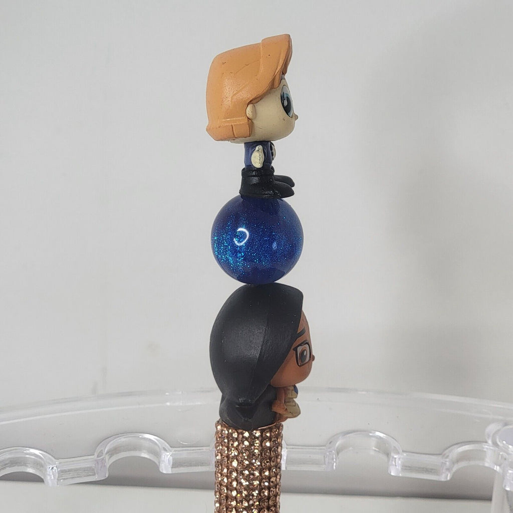 Disney Doorables Beaded Pen John Smith and Pocahontas from Pocahontas Movie