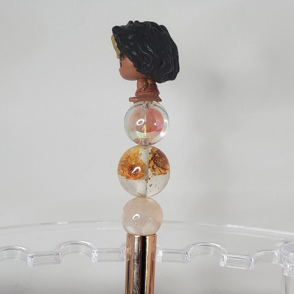 Disney Doorables Beaded Pen Loto from Moana 2 Movie Mechanic Builder
