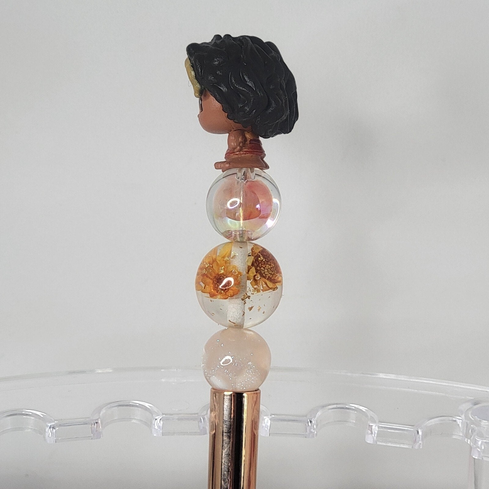 Disney Doorables Beaded Pen Loto from Moana 2 Movie Mechanic Builder