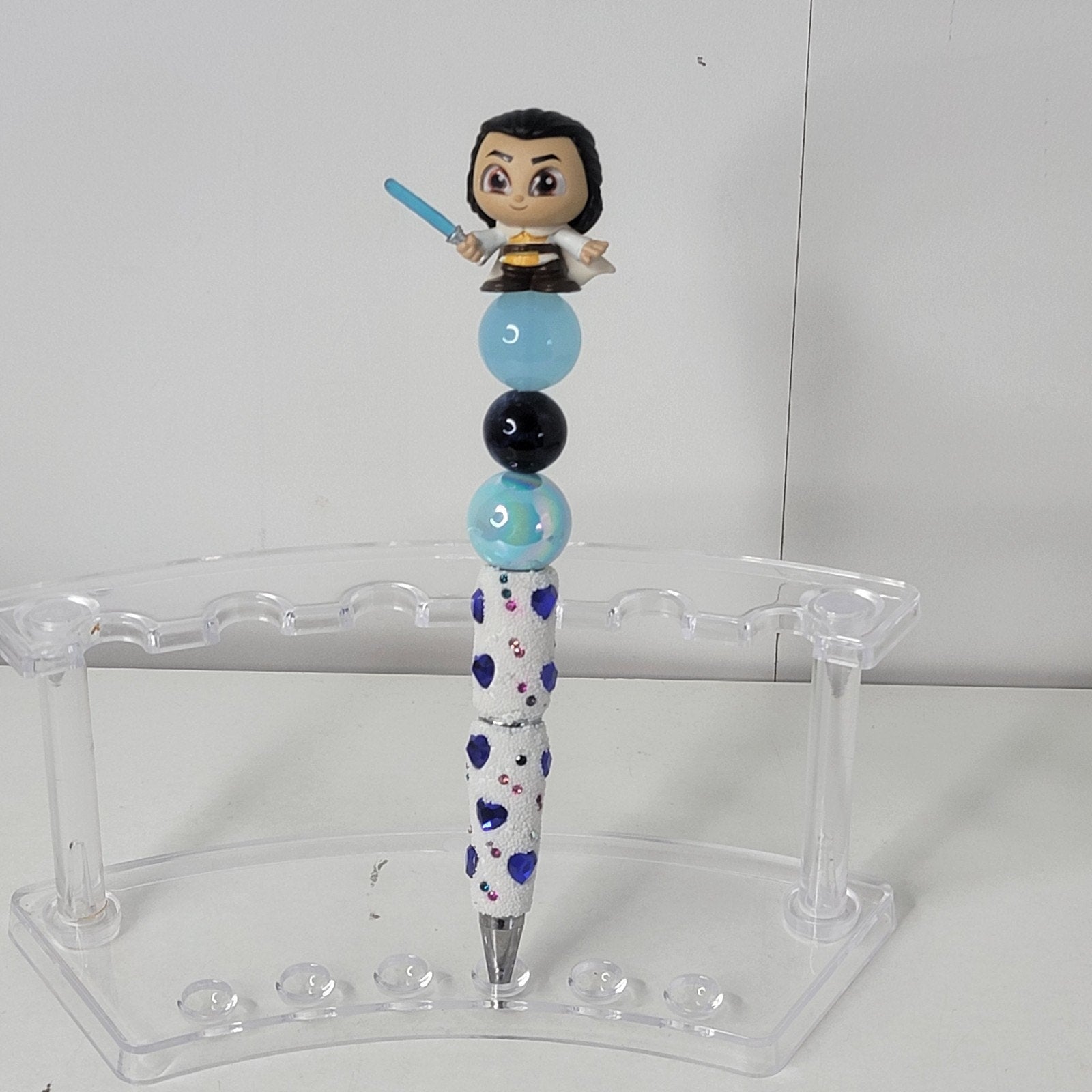 Jedi Master Sol Beaded Pen Star Wars Doorables Handmade Topper Galaxy Peek