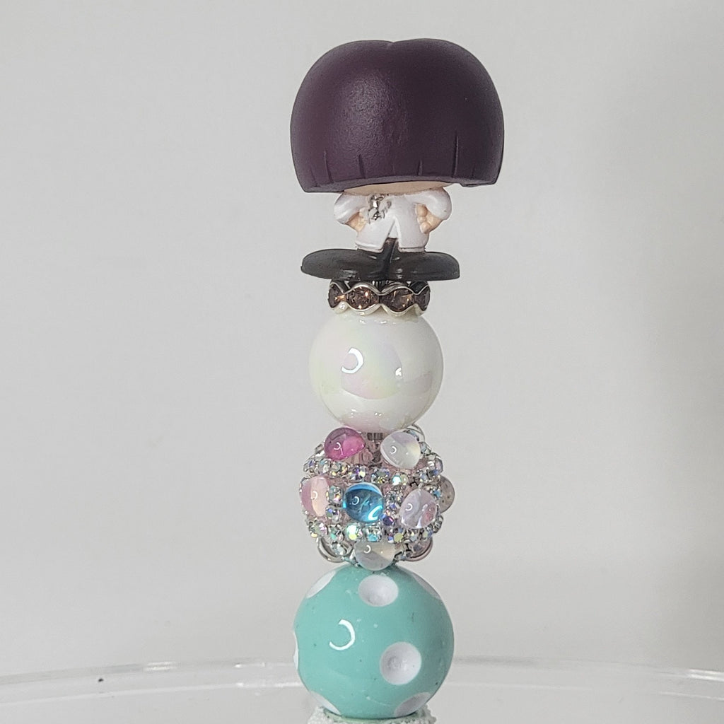 Disney Pixar Ratatouille Colette Doorables Pen Handmade Beaded Chef Gift Display