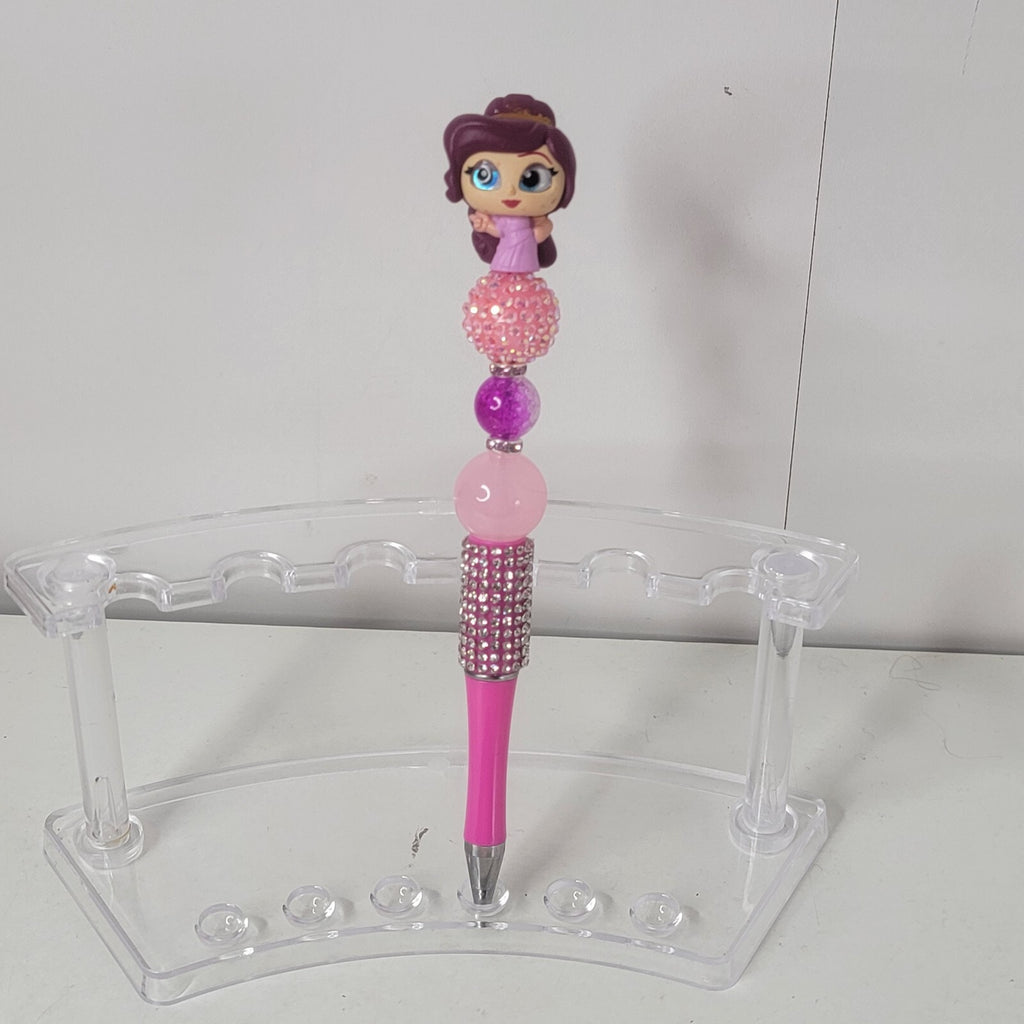 Disney Doorables Beaded Pen Megara from Hercules Movie Won't Say I'm In Love