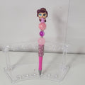 Disney Doorables Beaded Pen Megara from Hercules Movie Won't Say I'm In Love