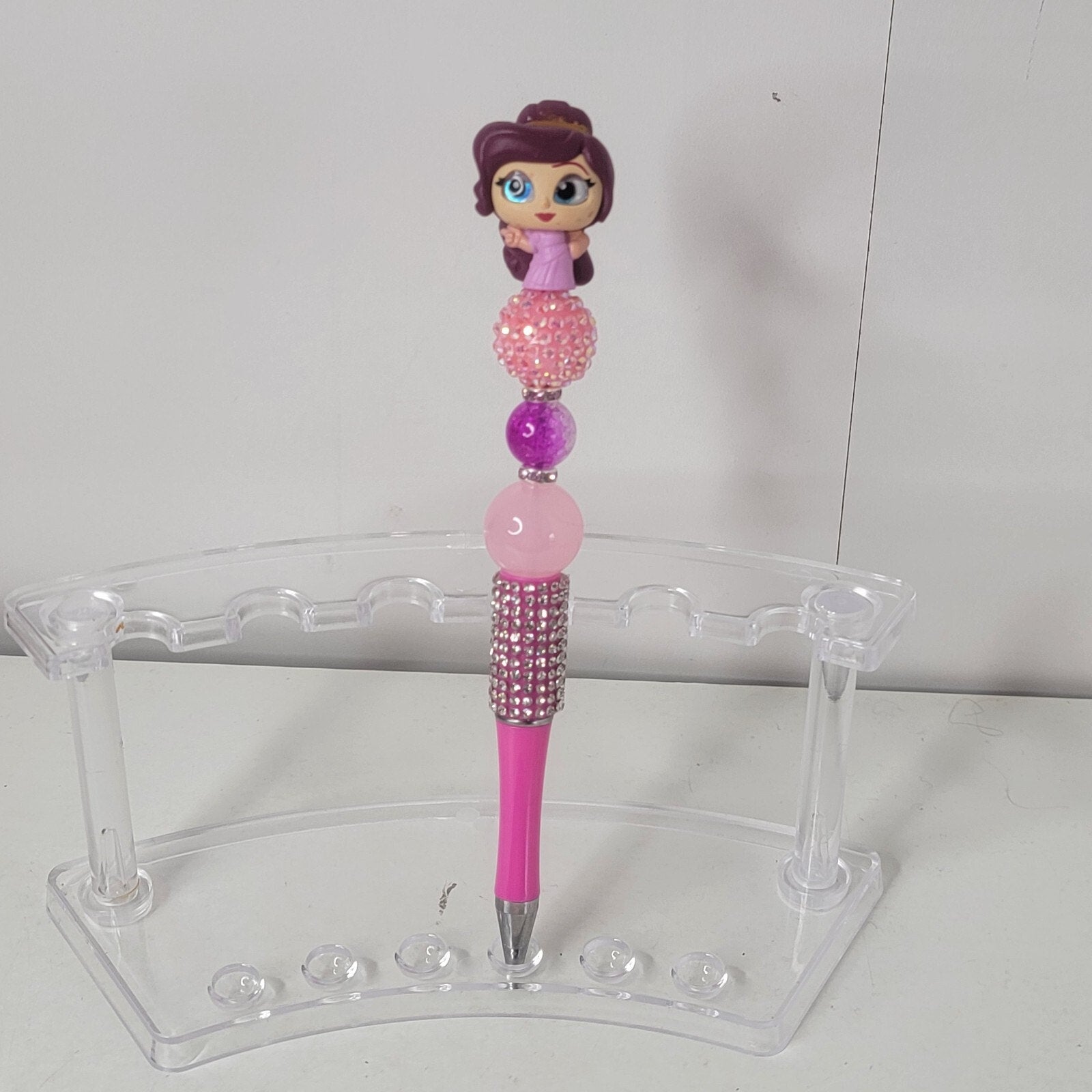 Disney Doorables Beaded Pen Megara from Hercules Movie Won't Say I'm In Love
