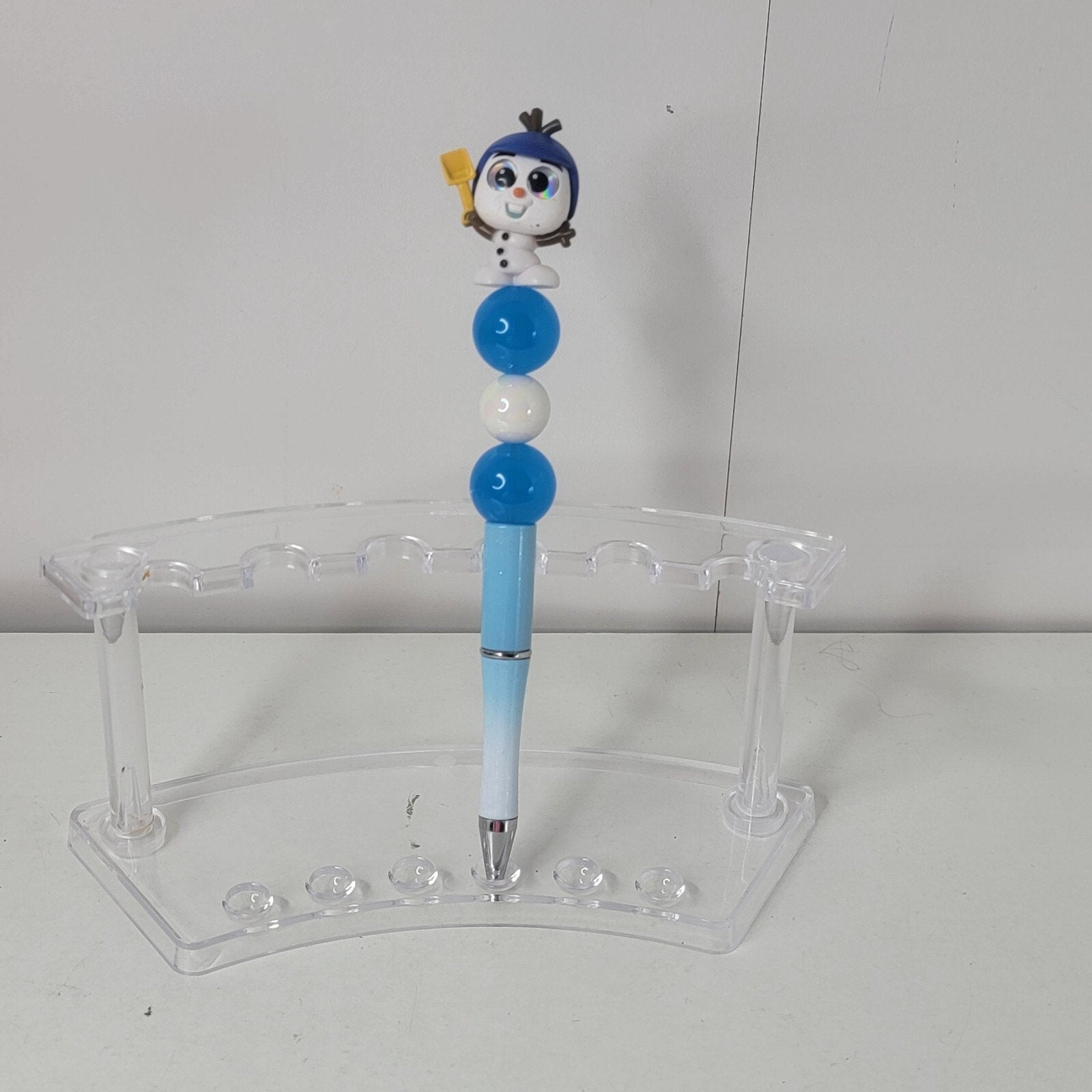 Disney Doorables Beaded Pen Olaf from Frozen Loveable Snowman Warm Hugs