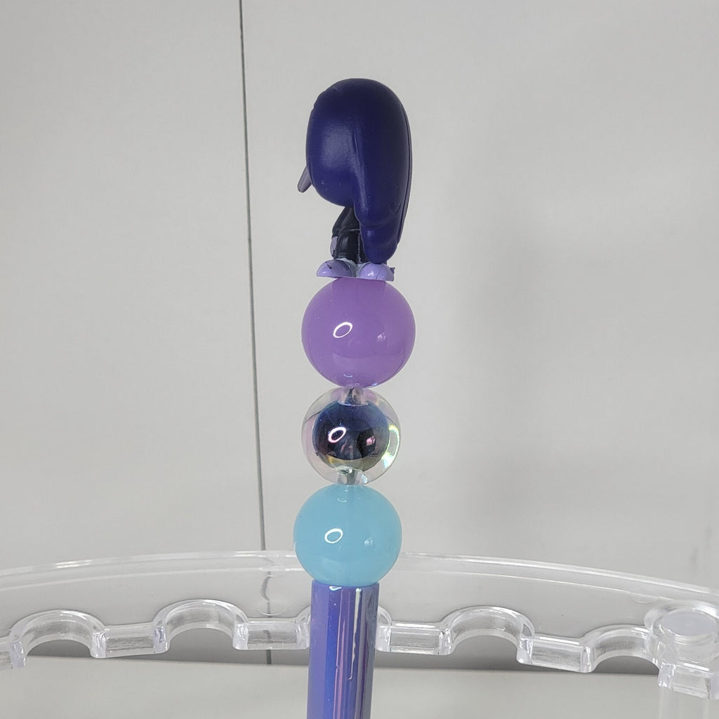 Disney Doorables Beaded Pen Ennui from Inside Out 2 Movie UV Reflective Base