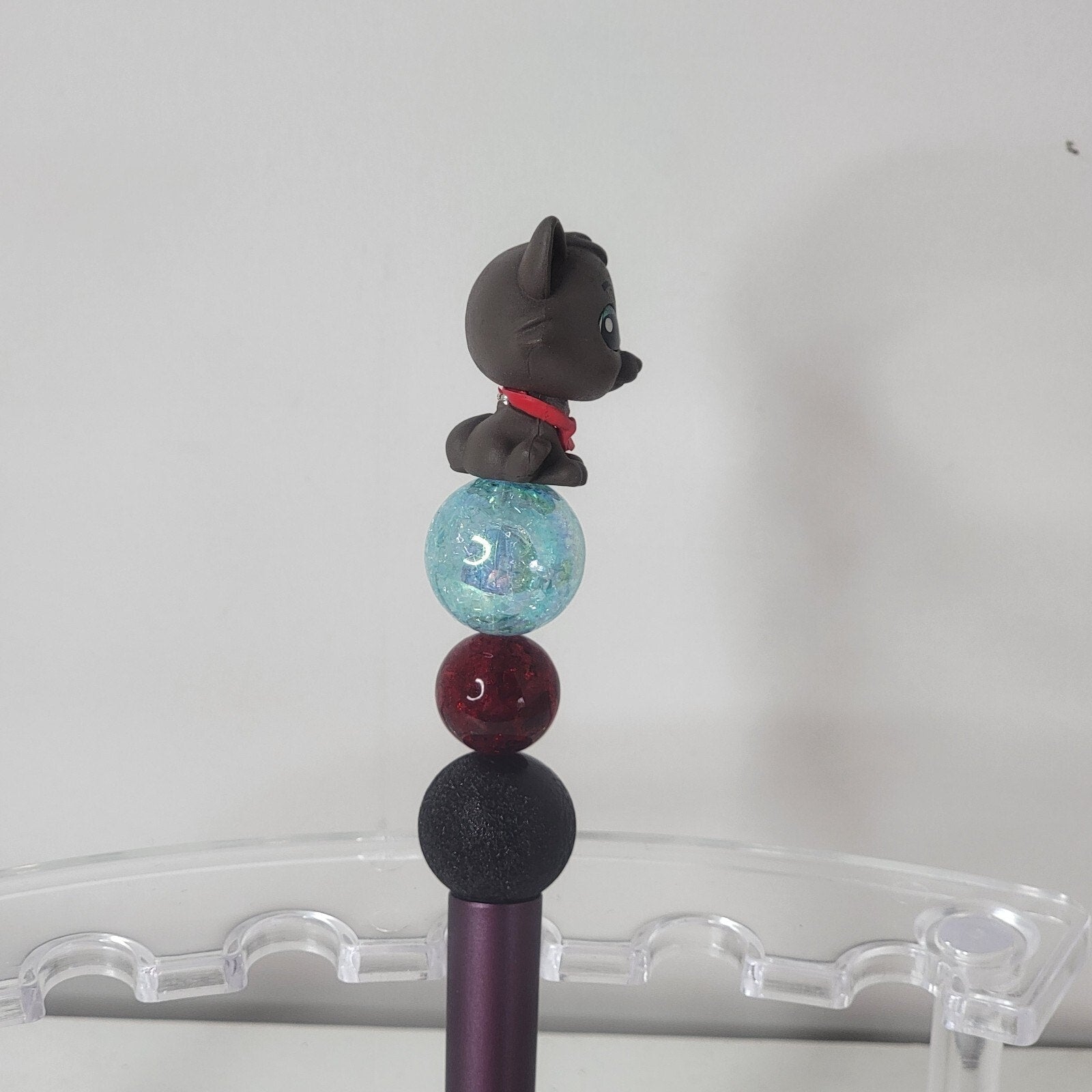 Disney Doorables Beaded Pen Berlioz from Aristocats Movie Wants To Be A Cat