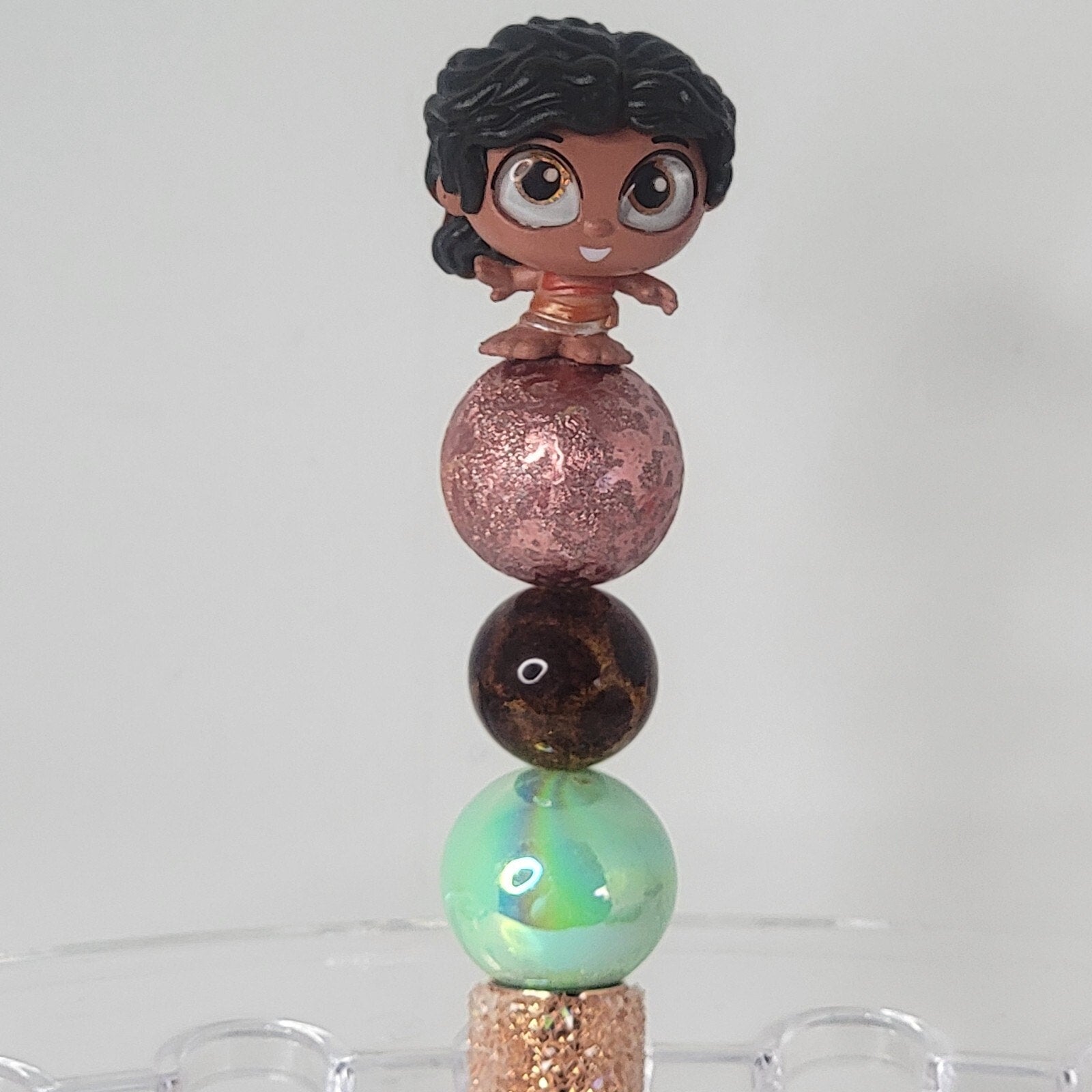 Disney Doorables Beaded Pen Simea from Moana 2 Movie Little Sis Sugar Base