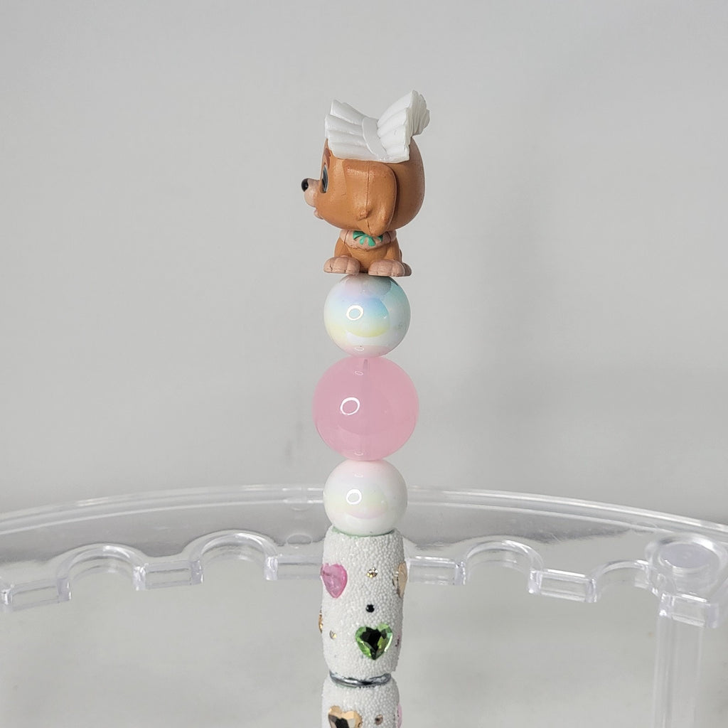 Disney Peter Pan Nana Handmade Beaded Pen Dog Nursemaid Stationery Gift