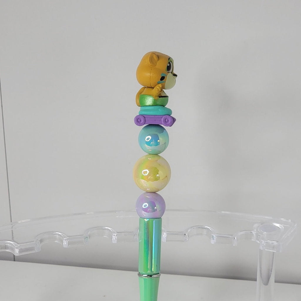 Disney Office Clawhauser Zootopia Disneyana Pen 7.5in Pastel Beads Figurine