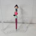 Disney Wreck It Ralph Vanellope Doorables Pen Handmade Beaded Candy Gift Display