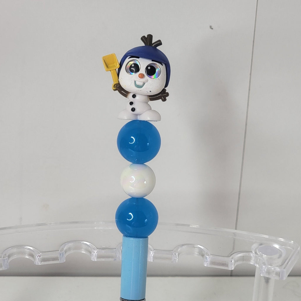 Disney Doorables Beaded Pen Olaf from Frozen Loveable Snowman Warm Hugs
