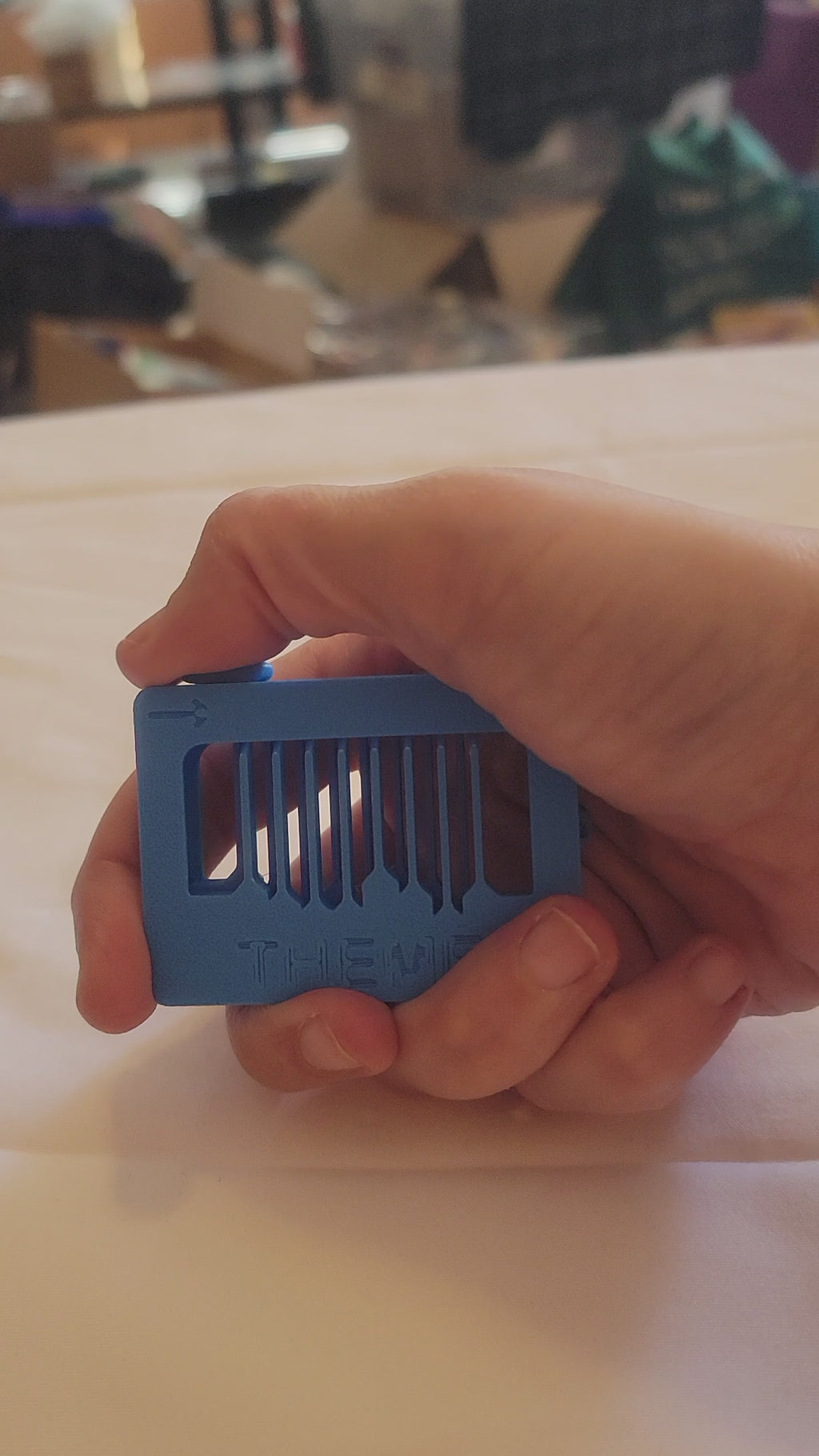 Bluey Theme Song Musical Fidget Toy | Handmade Slide Instrument Keychain
