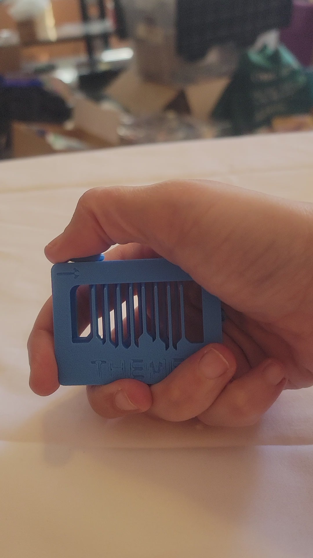 Bluey Theme Song Musical Fidget Toy | Handmade Slide Instrument Keychain