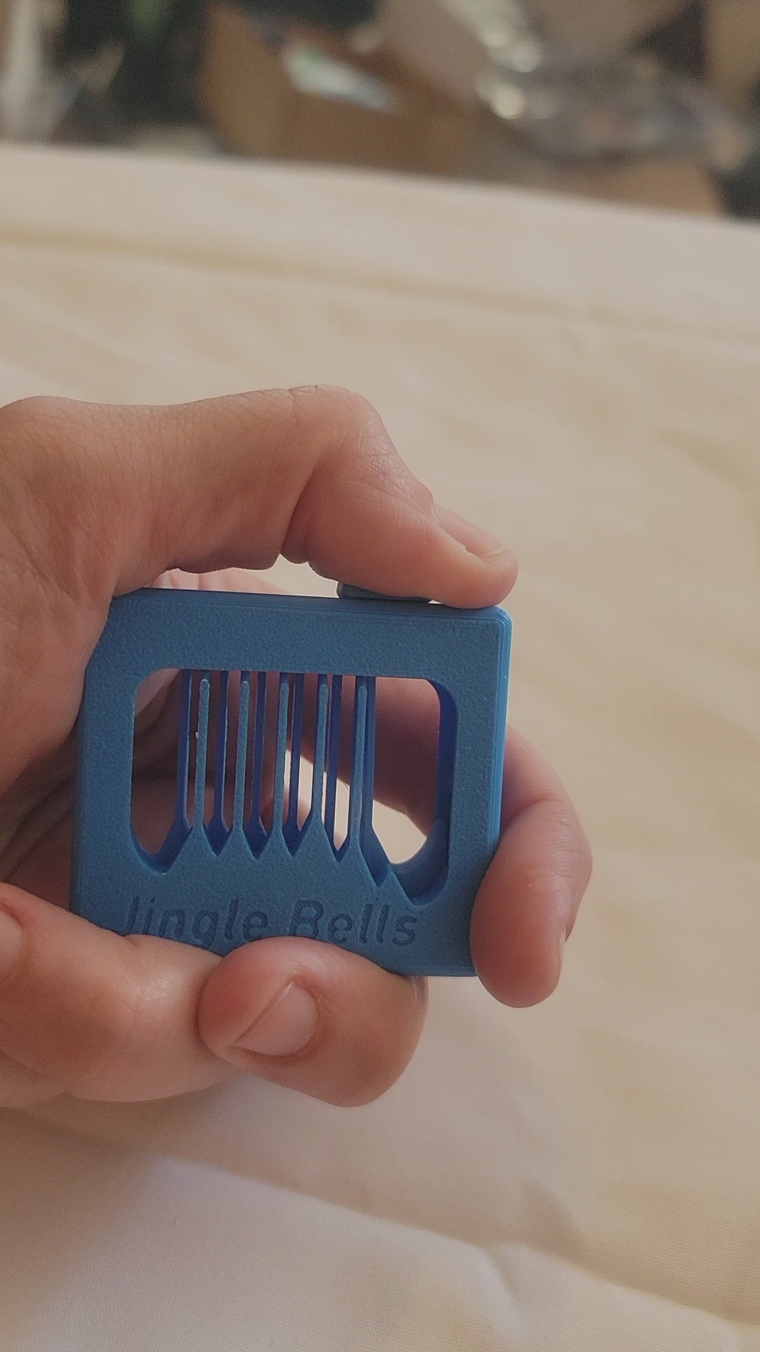 Jingle Bells Musical Fidget Toy – Holiday Slide Harp Keychain | LMP Creations