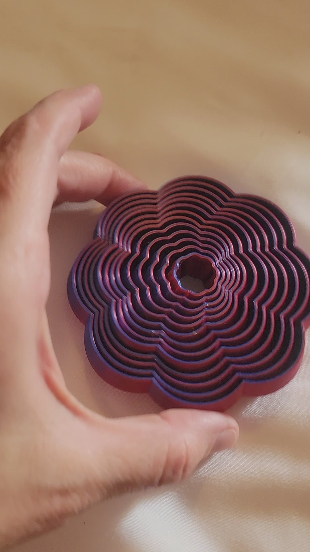 Floral Expanding Fidget Toy | Blooming Flower Stress Reliever | 3D Printed