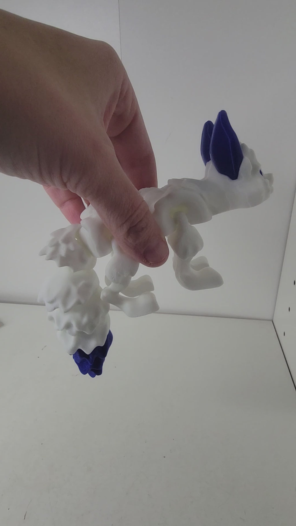 Articulated Arctic Fox Fantasy Creature – Fan Made 3D Printed Poseable Collectible