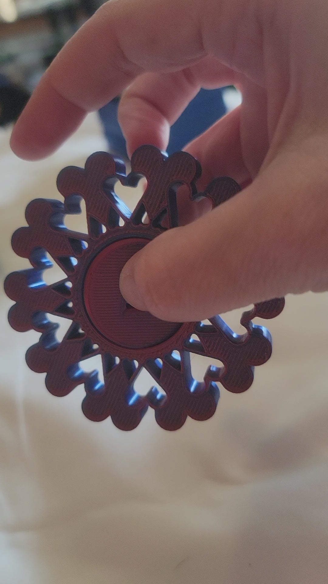 Heart Fidget Spinner | Handmade Decorative Stress Relief Toy
